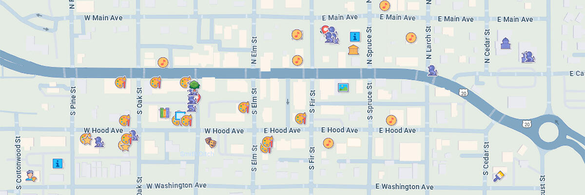 Sisters Oregon Art District Map Sisters Oregon Art District Map